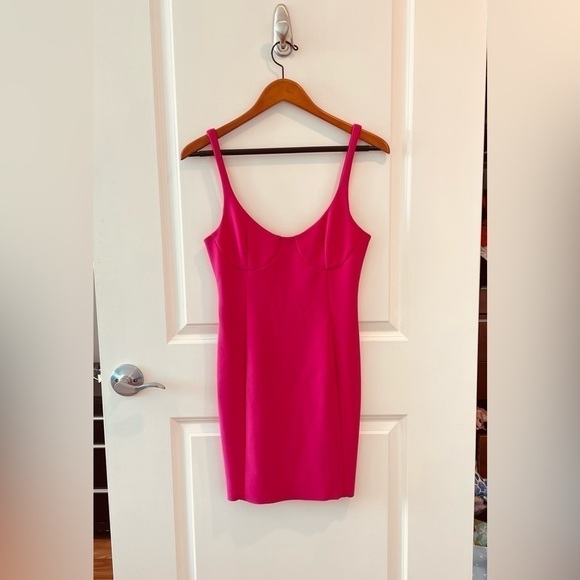 Bec & Bridge Amelie Mini Dress in Magenta - Picture 2 of 15